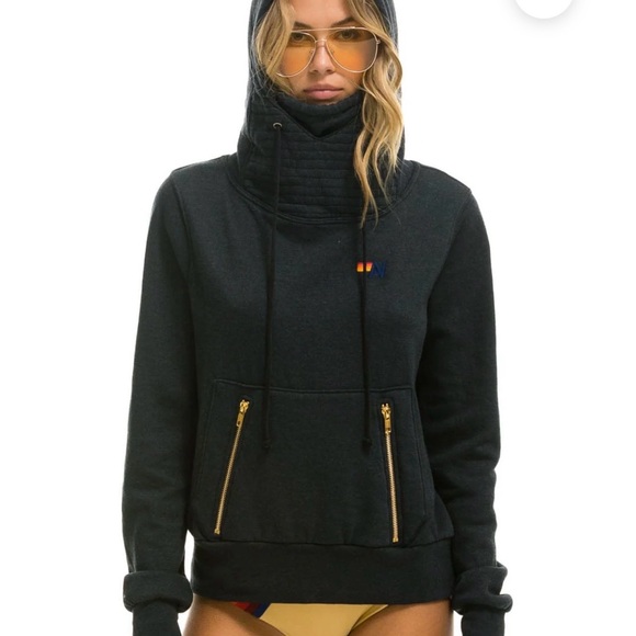 Aviator Nation Tops - Aviator Nation Ninja Pullover Hoodie in Navy